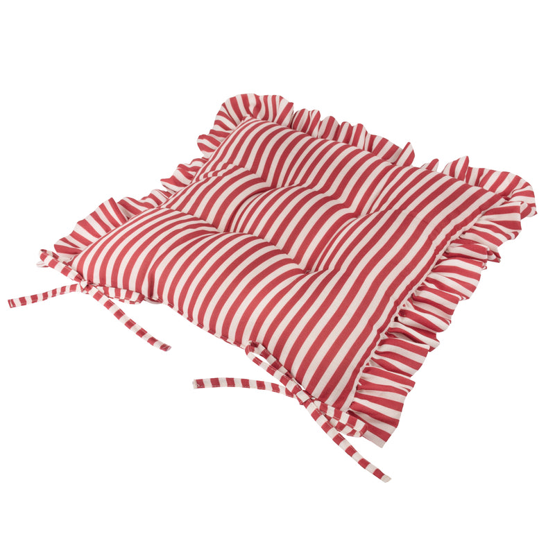  Cushions - Millie Ruffle 2 Pack Seat Pads Red Wylder