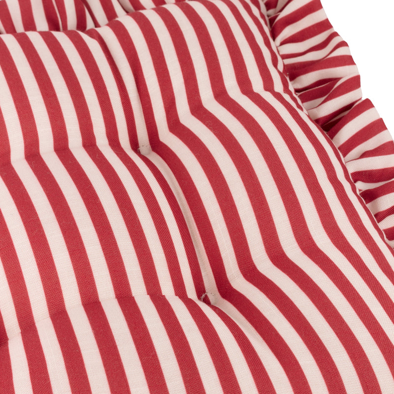  Cushions - Millie Ruffle 2 Pack Seat Pads Red Wylder