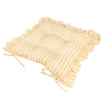  Cushions - Millie Ruffle 2 Pack Seat Pads Yellow Wylder