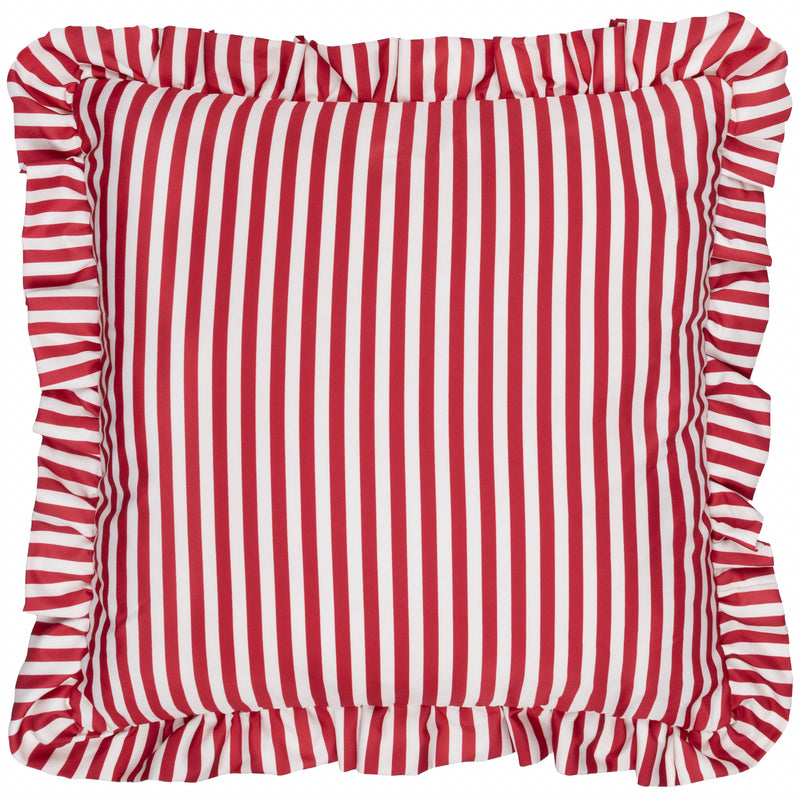  Cushions - Millie Ruffle Outdoor Cushion Cover Candy Red Wylder Nature