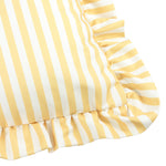  Cushions - Millie Ruffle Striped Outdoor Cushion Cover Yellow Wylder