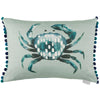 Animal Blue Cushions - Milton Printed Cushion Cover Seafoam Voyage Maison