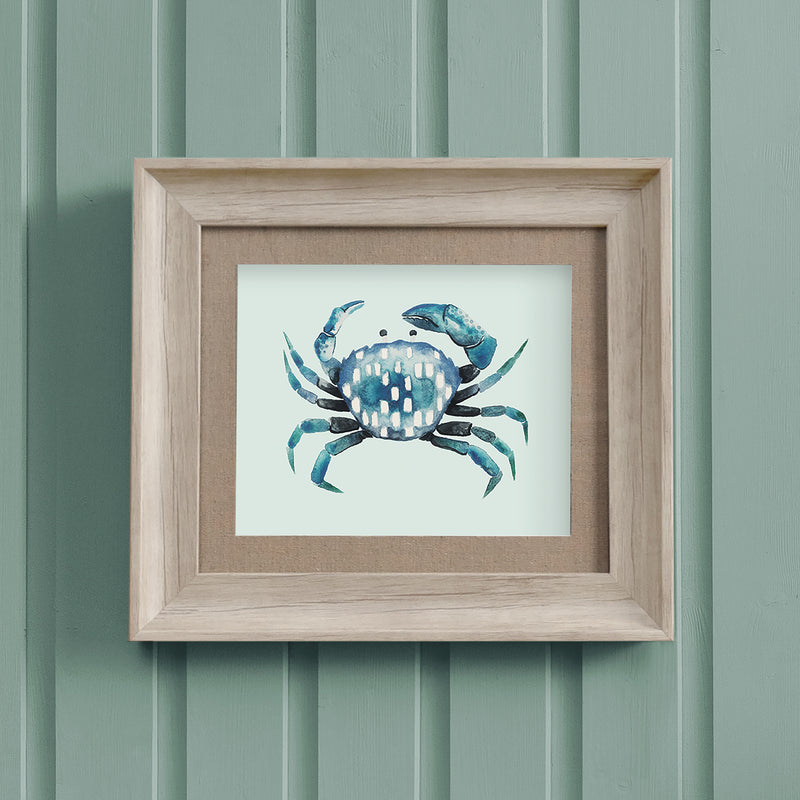 Milton Framed Print Seafoam