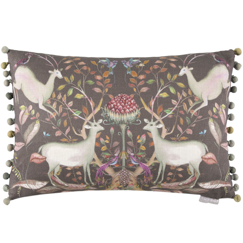 Animal Brown Cushions - Mirthra Printed Cushion Cover Willow Voyage Maison