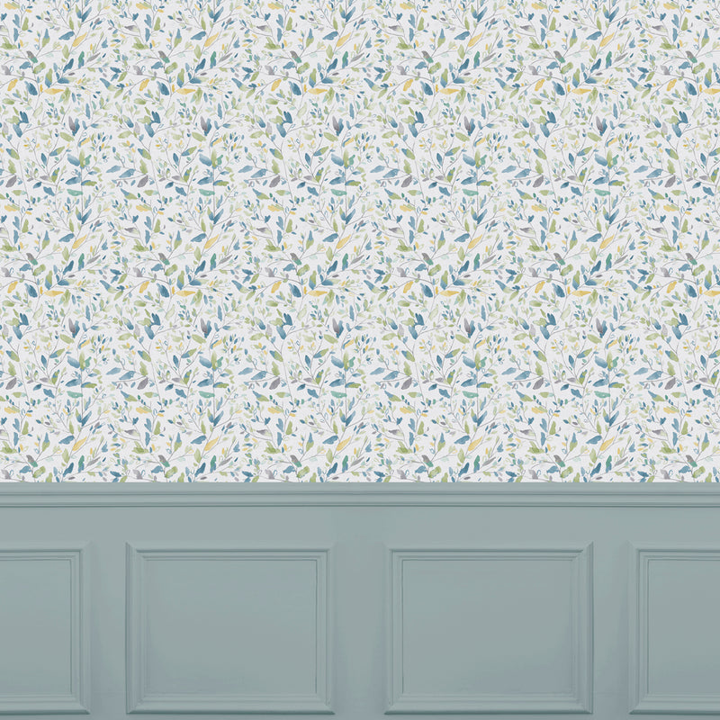 Voyage Maison Misley 1.4m Wide Width Wallpaper in Bluebell