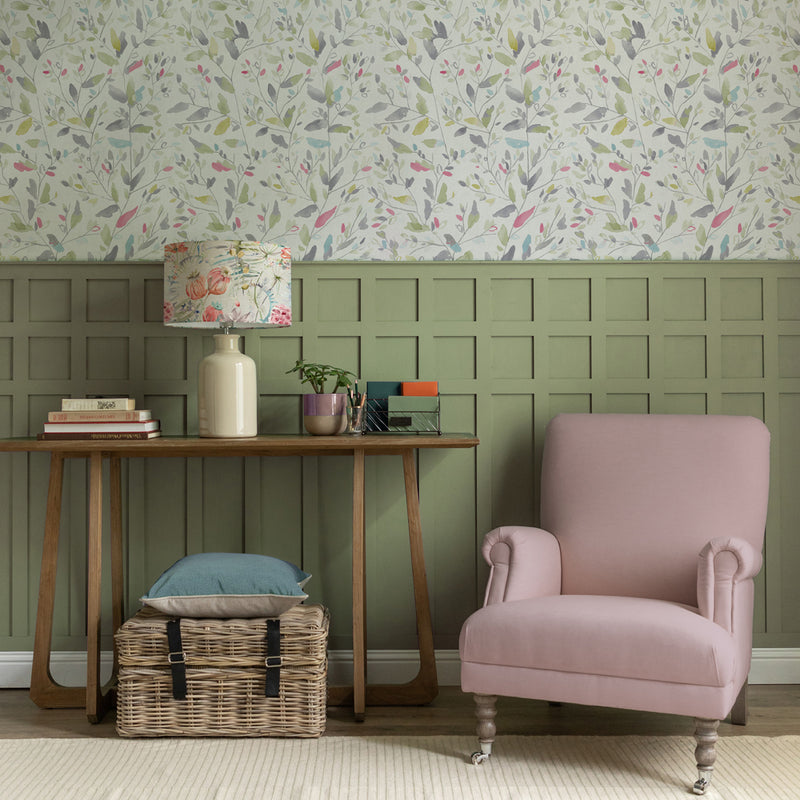 Voyage Maison Misley 1.4m Wide Width Wallpaper in Peony