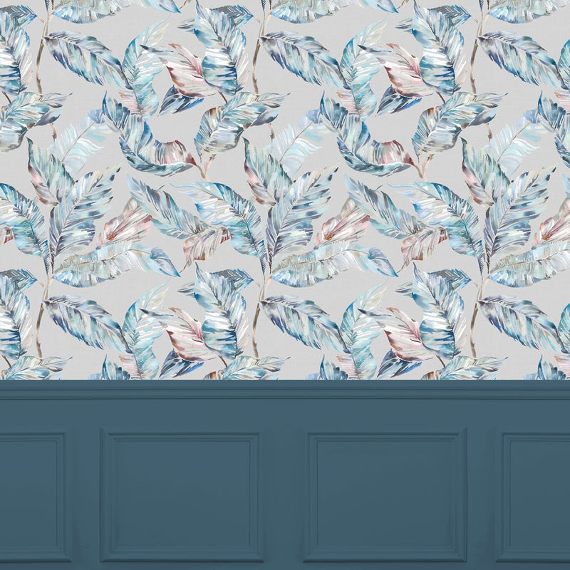 Voyage Maison Mizuna 1.4m Wide Width Wallpaper in Cobalt