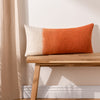 furn. Mizu Rectangular Dip Dye Cushion Cover in Amber