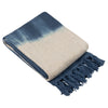 furn. Mizu Dip Dye Fringed Throw in Ink