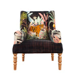 Wylder Tropics Midnight Jungle Chair in Noir