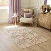 Floral Purple Rugs - Mariposa Meadows Printed  Rug Mauve Voyage Maison