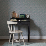 Voyage Maison Molten 1.4m Wide Width Wallpaper in Azurite