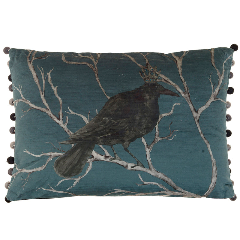 Voyage Maison Monarch Printed Cushion Cover in Teal