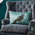 Voyage Maison Monarch Printed Cushion Cover in Teal