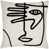 furn. Mono Face Cushion Cover in Linen