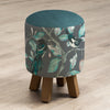 Voyage Maison Monty Round Footstool in Collector Charcoal