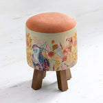 Voyage Maison Monty Round Footstool in Ennerdale Forest Harvest