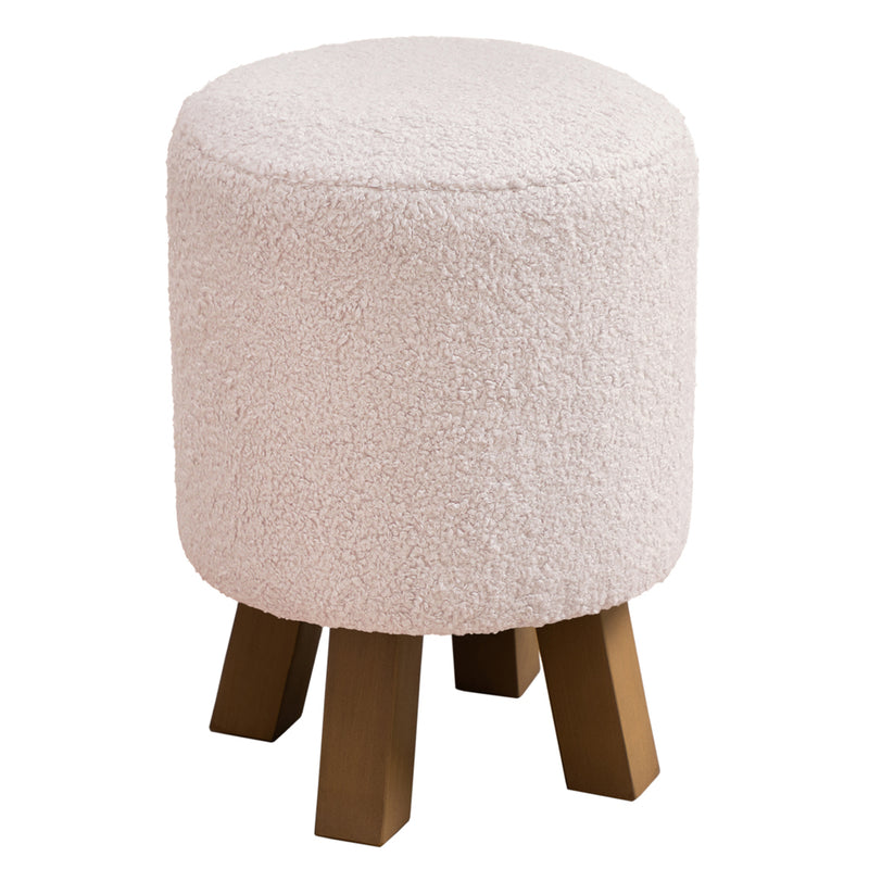 Voyage Maison Monty Round Footstool in Paddington Blush