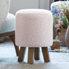 Voyage Maison Monty Round Footstool in Paddington Blush