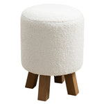 Voyage Maison Monty Round Footstool in Paddington Cream