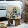 Voyage Maison Monty Round Footstool in Papavera Veronica