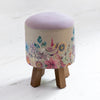 Voyage Maison Monty Round Footstool in Primrose Haze