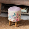 Voyage Maison Monty Round Footstool in Primrose Haze