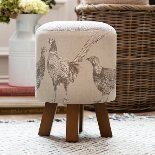 Voyage Maison Monty Round Footstool in Venatu