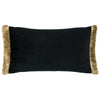 Paoletti Moondusk Cushion Cover in Noire Black