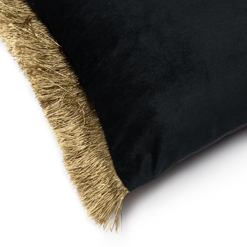 Paoletti Moondusk Cushion Cover in Noire Black