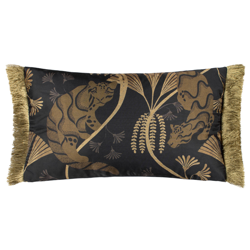 Paoletti Moondusk Cushion Cover in Noire Black