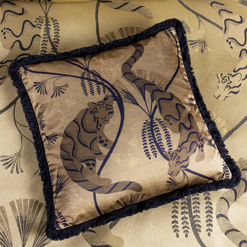 Paoletti Moondusk Cushion Cover in Antique Gold