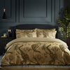 Paoletti Moondusk Exotic Animal Jacquard Duvet Cover Set in Gold