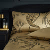 Paoletti Moondusk Exotic Animal Jacquard Duvet Cover Set in Gold