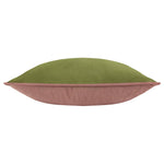 Animal Green Cushions - Moonlit Flight Embroidered Velvet Cushion Cover Olive Paoletti