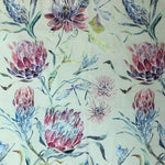 Voyage Maison Moorehaven Printed Cotton Fabric in Loganberry