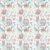 Voyage Maison Moorehaven Printed Cotton Fabric in Pomegranate