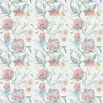 Voyage Maison Moorehaven Printed Cotton Fabric in Pomegranate