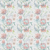 Voyage Maison Moorehaven Printed Cotton Fabric in Silver