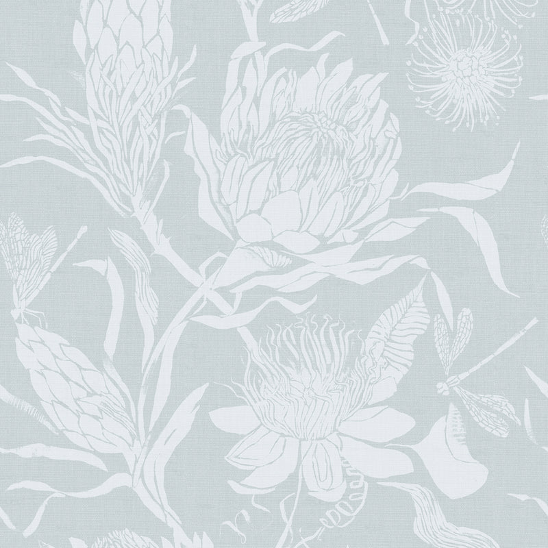 Voyage Maison Moorehaven 1.4m Wide Width Wallpaper in Robins Egg