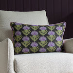 Voyage Maison Moray Jacquard Cushion Cover in Violet