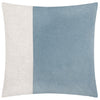 Not Applicable Blue Cushions - Morden Soft-Washed Velvet Cushion Cover Dusty Blue Yard