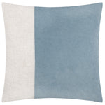 Not Applicable Blue Cushions - Morden Soft-Washed Velvet Cushion Cover Dusty Blue Yard