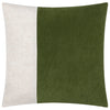 Not Applicable Green Cushions - Morden Soft-Washed Velvet Cushion Cover Olive Oil Yard