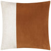 Not Applicable Orange Cushions - Morden Soft-Washed Velvet Cushion Cover Pecan Yard