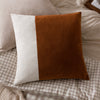 Not Applicable Orange Cushions - Morden Soft-Washed Velvet Cushion Cover Pecan Yard