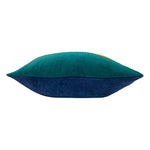 furn. Morella Abstract Cushion Cover in Emerald/Ochre/Navy