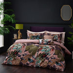 Wylder Moriyo Tropical Velvet Duvet Cover Set in Dusky Blush