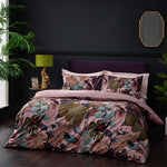 Wylder Moriyo Tropical Velvet Duvet Cover Set in Dusky Blush