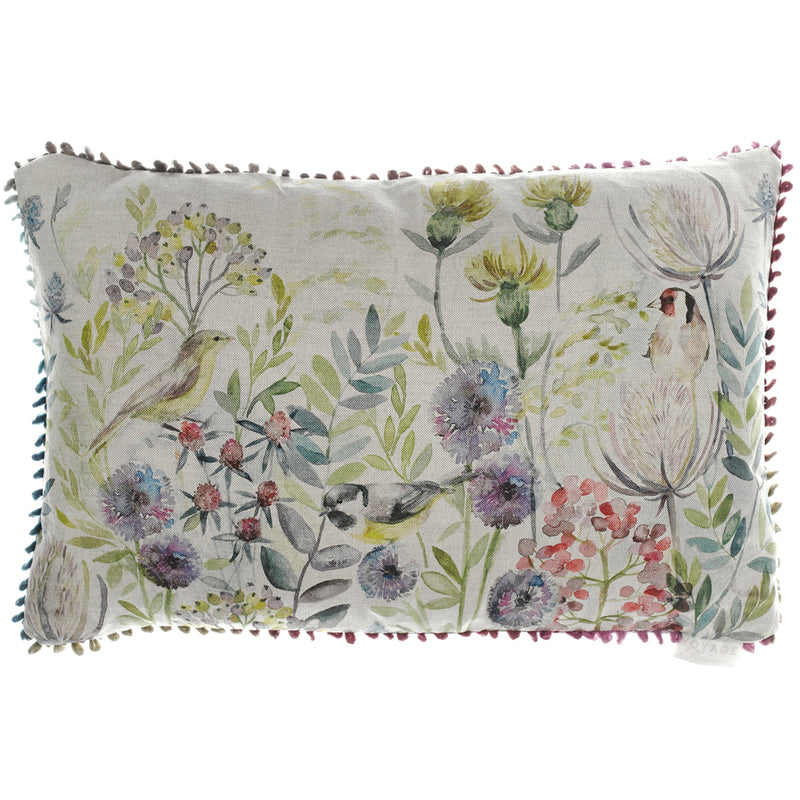 Voyage Maison Morning Chorus Printed Cushion Cover in Natural